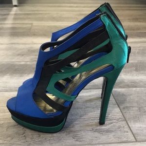 Multi Colored  Heels